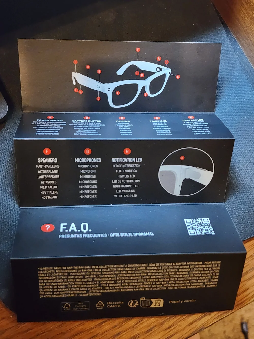 Ray Ban Stories Wayfarer | Flawless Evolve Photochromic Lenses NWOB